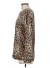 Caslon Animal Print Brown Pullover Sweater Size M - photo 5