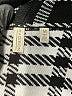 Madison 100% Acrylic Plaid Black Coat Size M - photo 6