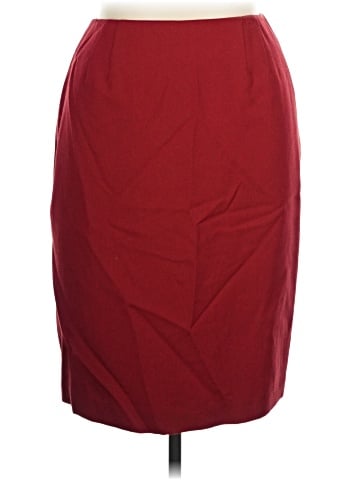 Linda Allard Ellen Tracy Wool Skirt (view 1)