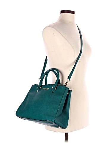 MICHAEL Michael Kors Leather Satchel (view 2)