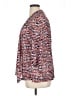 Kasper 100% Polyester Red Cardigan Size L - photo 5
