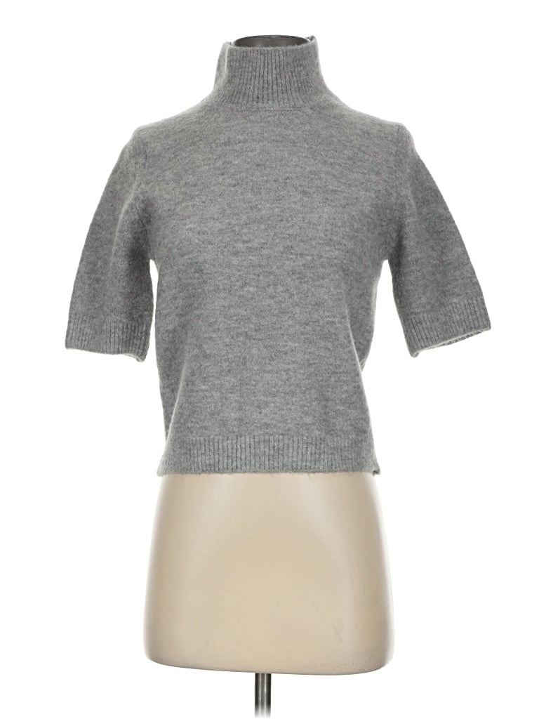 Pre-owned Zara Turtleneck Sweater In Gray