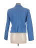 Ann Taylor 100% Cotton Blue Blazer Size 8 - photo 2