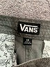 Vans 100% Cotton Houndstooth Gray Board Shorts Size 16 - photo 3