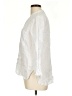 Zara White 3/4 Sleeve Button-Down Shirt Size L - photo 5