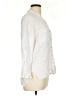 Zara White 3/4 Sleeve Button-Down Shirt Size L - photo 4
