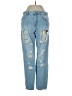 Forever 21 Hearts Blue Jeans Size 27 waist - photo 1