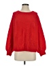 Vince Camuto Solid Red Pullover Sweater Size S - photo 1