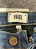 Paige Chevron-herringbone Blue Jeans Size 25 waist - photo 7