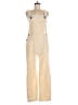 Carve Designs Ivory Overalls Size 6 - photo 1
