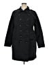 Worthington Black Trenchcoat Size 2X - photo 1