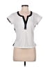 Bollé White Short Sleeve Henley Size M - photo 1