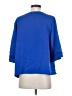Shein 100% Polyester Blue 3/4 Sleeve Blouse Size S - photo 2
