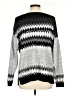 NY&C Chevron-herringbone Silver Pullover Sweater Size L - photo 2