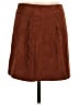 Cupshe Solid Brown Casual Skirt Size S - photo 1