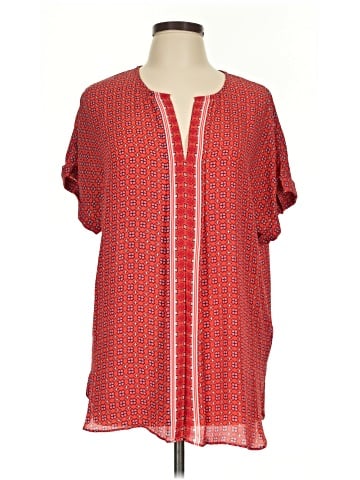 Max Studio Short Sleeve Blouse (view 1)