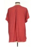 Max Studio 100% Polyester Red Short Sleeve Blouse Size L - photo 2