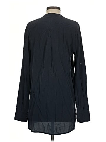 Vince. Long Sleeve Silk Top (view 2)
