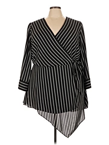 City Chic 3/4 Sleeve Blouse (view 1)