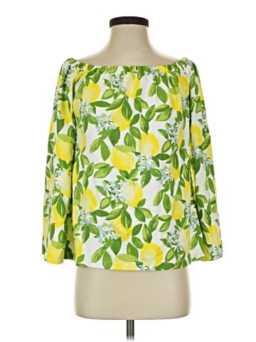 Mahi Gold 3/4 Sleeve Blouse (view 1)