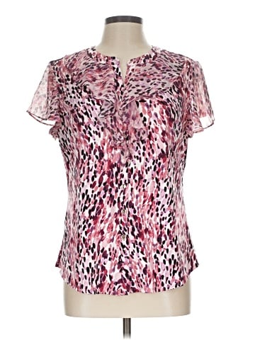 Perseption Concept Short Sleeve Blouse (view 1)
