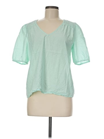 J.Crew Factory Store Short Sleeve Blouse (view 1)
