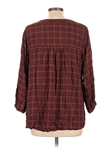 Wrangler Jeans Co 3/4 Sleeve Blouse (view 2)