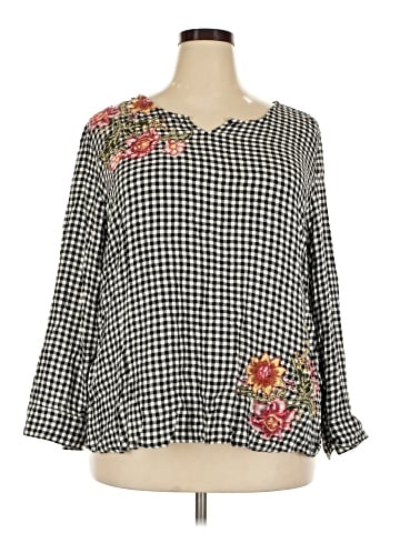 Style&Co Long Sleeve Blouse (view 1)