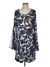 MSK Paisley Blue Casual Dress Size S (estimated) - photo 1