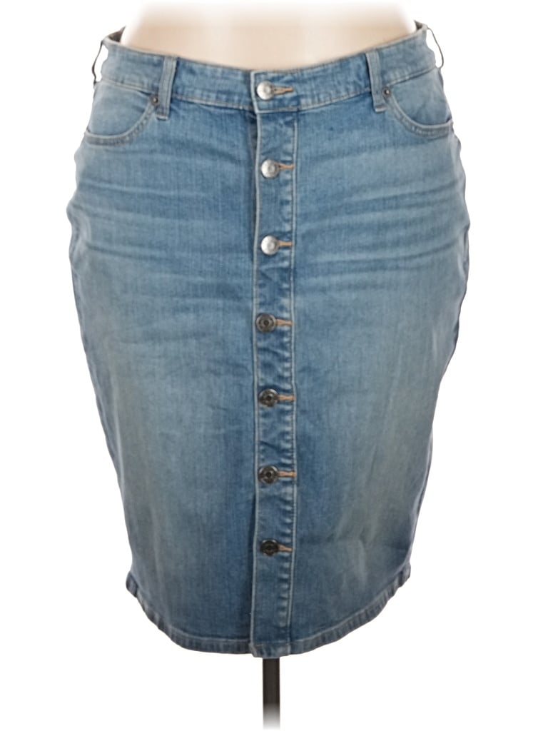 Pre-owned Torrid Denim Skirt In Blue