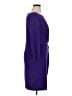 Muse Solid Purple Cocktail Dress Size 16 - photo 4