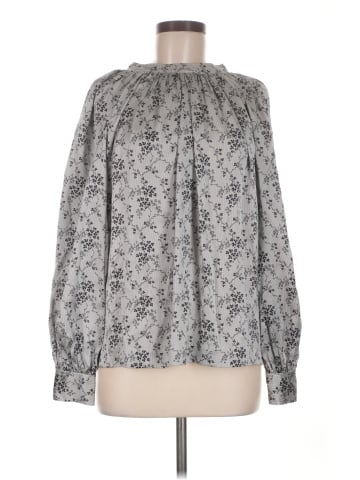 CO Long Sleeve Silk Top (view 1)