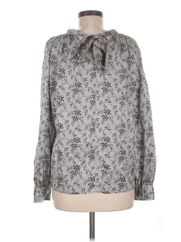 CO Long Sleeve Silk Top (view 2)