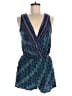 Mossimo Supply Co. 100% Rayon Paisley Blue Romper Size M - photo 1