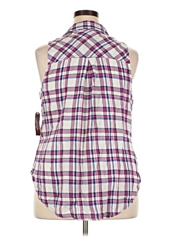 Arizona Jean Company Sleeveless Button-Down Shirt (view 2)