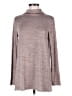 Lands' End Marled Tan Brown Turtleneck Sweater Size 6 - 8 - photo 1
