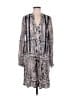 Tiny 100% Rayon Paisley Gray Casual Dress Size M - photo 1