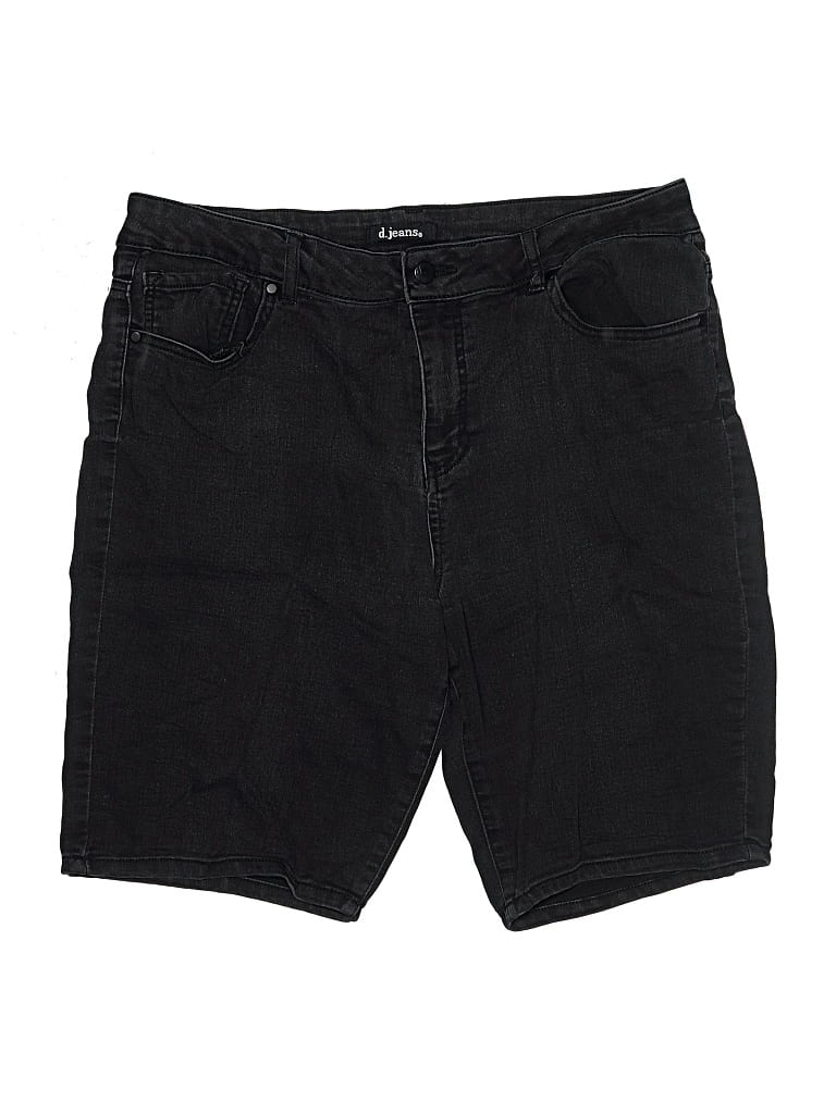 Pre-owned D.jeans Denim Shorts In Black