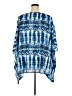 Weekend Suzanne Betro 100% Polyester Blue Kimono Size 4X - photo 2