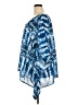 Weekend Suzanne Betro 100% Polyester Blue Kimono Size 4X - photo 5