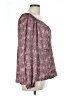 DR2 100% Polyester Burgundy Long Sleeve Blouse Size L - photo 4