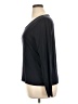 Talbots 100% Cotton Black Long Sleeve Top Size XL - photo 5