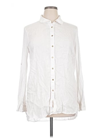 Calvin Klein Long Sleeve Button-Down Shirt (view 1)