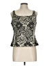 Alex Evenings 100% Polyester Black Sleeveless Blouse Size L - photo 1