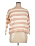 FRNCH Stripes Pink Pullover Sweater Size 1X (estimated) - photo 1