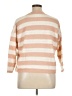 FRNCH Stripes Pink Pullover Sweater Size 1X (estimated) - photo 2