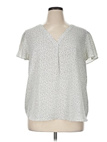 Ann Taylor LOFT Outlet Short Sleeve Blouse (view 1)