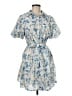Sam Edelman 100% Polyester Blue Casual Dress Size 8 - photo 1