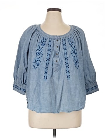 Lucky Brand 3/4 Sleeve Blouse (view 1)