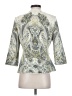 Chico's 100% Cotton Paisley Ivory Blazer Size S - photo 2